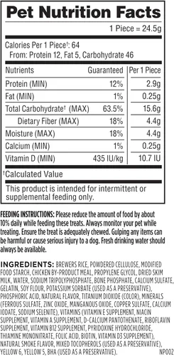 Vista 9 de Milk-Bone - Masticables originales para cepillar, golosinas dentales diarias para perros pequeños/medianos, 9 unidades (Paquete de 5) Acción