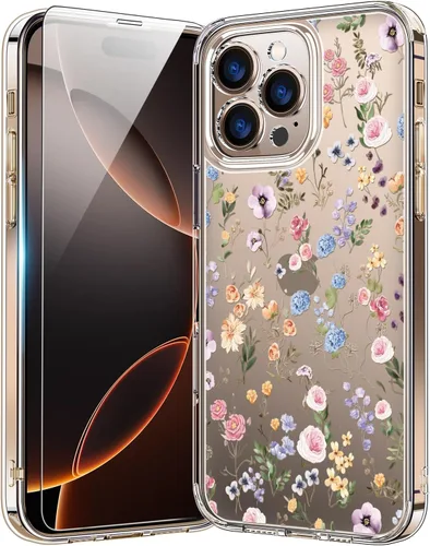 Vista 102 de bicol - Funda protectora a prueba de golpes para iPhone 15 Plus, funda delgada de acrílico transparente y diseños modernos para niña y mujer, 6.7