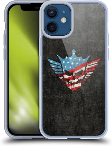 Vista 8 de Head Case Designs Funda de gel suave con licencia oficial de la WWE American Nightmare Flag Cody Rhodes Graphics compatible con Apple iPhone 7