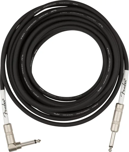 Vista 7 de Fender Cable de instrumento original de 18.6 pies, recto, negro, 1 paquete
