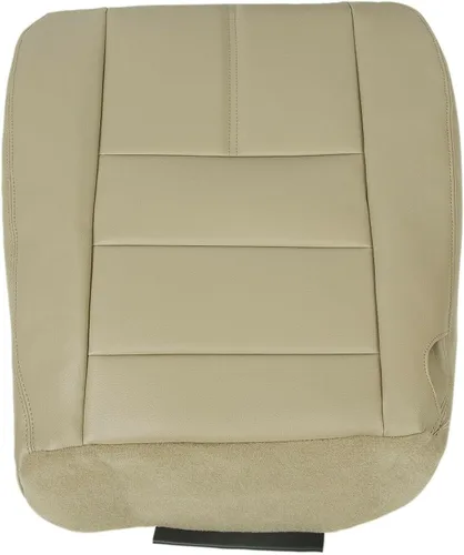 Vista 9 de Cubierta del asiento del conductor de cuero marrón para Ford F250 F350 F450 F550 Lariat 2008-10