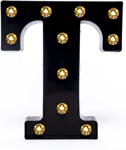 Vista 18 de Foaky Letrero de luces LED negras con número de marquesina, luces de números de marquesina iluminadas para luz nocturna, boda, fiesta de cumpleaños