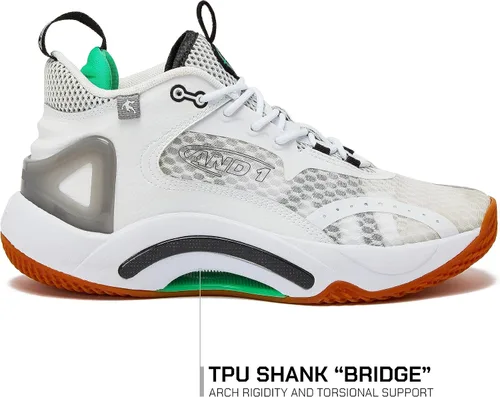 Vista 2 de AND1 Scope Athletic - Tenis de baloncesto para hombre, ligeros, transpirables, para interiores o exteriores, para hombres y mujeres, para calle