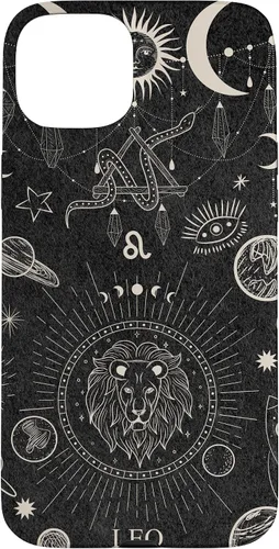 Vista 9 de Galaxy Zodiac Sign Astrological Celestial Aesthetic Leo Case for iPhone 17