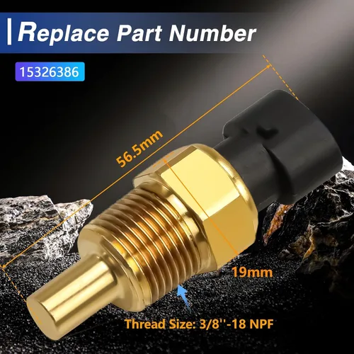 Vista 6 de Sensor de temperatura del refrigerante, sensor de temperatura del agua ECT, sensor de temperatura compatible con Buick Regal Lucerne Lacrosse