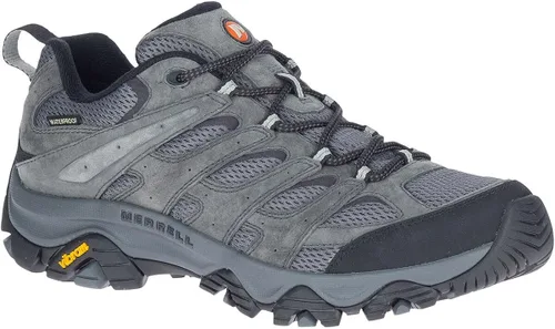 Vista 2 de Merrell Zapato de senderismo impermeable Moab 3 para hombre, Granite, 12.5