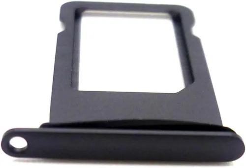 Vista 5 de 2 ranuras de repuesto para bandeja de tarjeta SIM individuales compatibles con iPhone SE (2020) (negro)