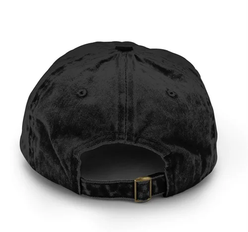 Vista 3 de Gorra de béisbol unisex para adultos estilo vintage ajustable con texto en inglés Question Everything Flat Ear