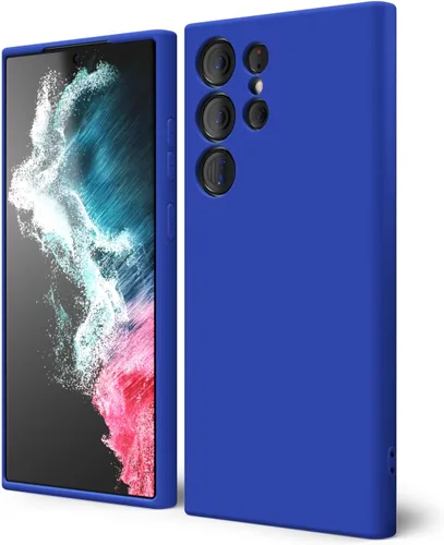 Vista 360 de oakxco Funda para teléfono Samsung Galaxy S8 de silicona líquida, delgada y fina de gel de goma suave TPU cubierta protectora simple llana