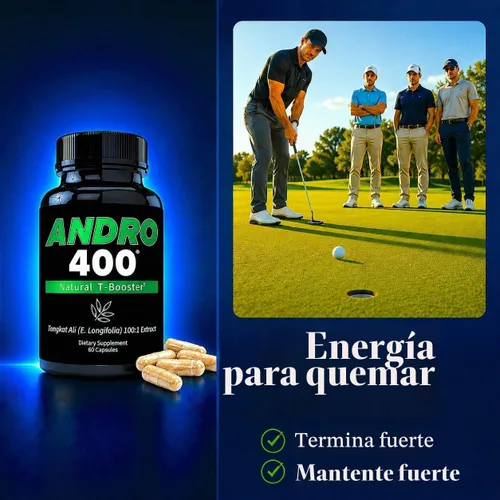 Vista 4 de Andro400 Suplementos naturales T Booster para hombres – Tradicional Tongkat Ali (Eurycoma Longifolia) Extracto 100:1 – Fórmula herbaria