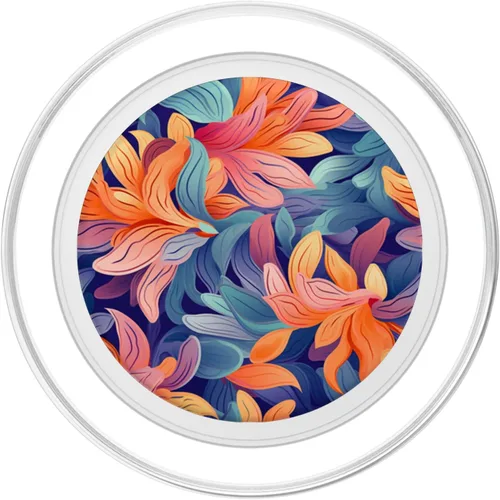 Vista 2 de PopSockets MagSafe PopGrip con patrón floral de ramo floral para iPhone