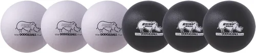 Vista 23 de Champion Sports® Rhino Skin® Juego de pelotas de eva de bajo rebote y unidades individuales para patio de juegos, educación física, patio trasero