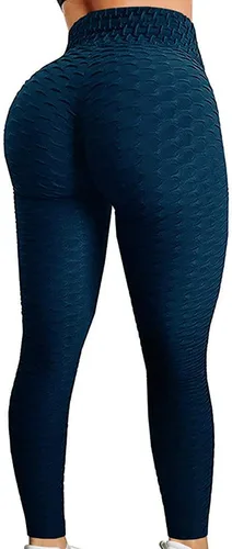 Vista 74 de SEASUM - Pantalones de yoga de cintura alta para mujer, con control de abdomen y realce de glúteos, leggings favorecedores para entrenar y correr