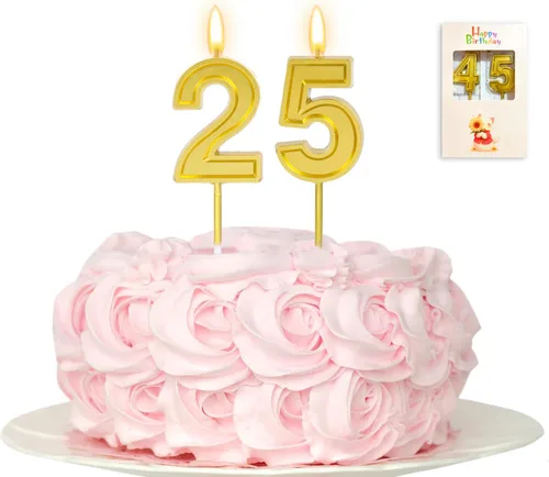 Vista 20 de Vela de 10 cumpleaños número 10, vela dorada de 10 cumpleaños niño niña décimo pastel para cumpleaños de diez años, boda, aniversario, fiesta