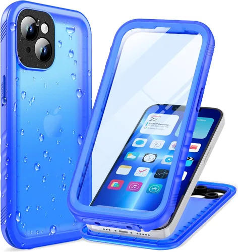 Vista 14 de Cozycase TOP - Funda impermeable militar IP68 para iPhone XR, resistente 360 a prueba de golpes, cuerpo completo, con protector de cámara