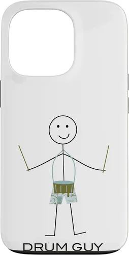 Vista 10 de Funny Men's Snare Drum Guy Boy Drummer Case for iPhone 16