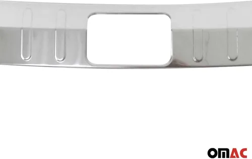 Vista 8 de OMAC Cubierta del umbral del maletero Protector de parachoques para VW Tiguan 2018-2024 acero inoxidable 1 unidad