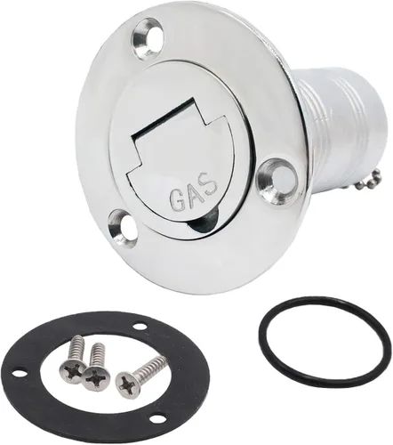 Vista 22 de SHENGHUISS Boat Water/Diesel/Gas/Fuel Deck Fill/Filler 1-1/2 Inch(38mm) with Keyless Cap 316 Stainless Steel Boat Deck Hardware for Boat, Yacht