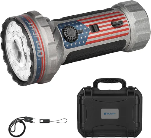 Vista 13 de OLIGHT Marauder Mini 2 linterna de alto lúmenes 5 modos de iluminación azul medianoche 10,000LM y 750M, carga dual tipo C y MCC3, IPX8