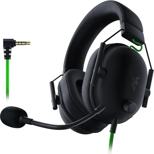 Vista 18 de Razer BlackShark V2 X Gaming Headset, 3.5mm Audio Jack, Green Verde