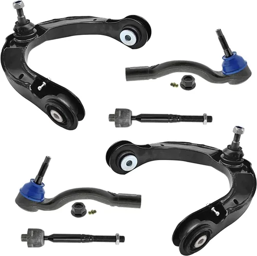 Vista 100 de Detroit Axle - Kit de brazos de control delantero para Chevy Silverado 1500 GMC Sierra 1500 GMC Sierra 1500 Avalanche Yukon Tahoe Escalade ESV EXT