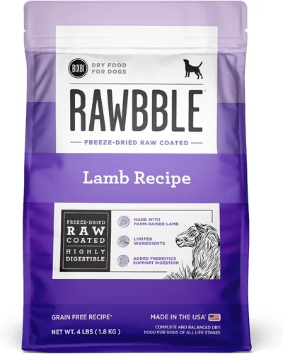 Vista 9 de Comida seca para perros BIXBI Rawbble, de ternera, 1.8 kg - Fabricado en EE. UU. sin comidas de carne ni rellenos - Comida cruda para perros