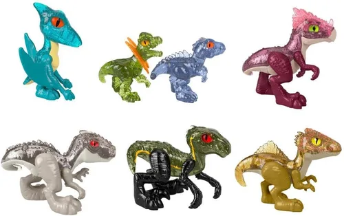 Vista 3 de Imaginext Jurassic World - Juguete de dinosaurio para bebés de 3 años en adelante