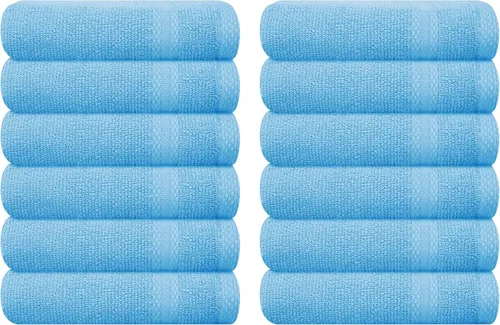 Vista 99 de GLAMBURG Juego de 2 Sábanas de Baño Extra Grandes de Algodón Premium de 700 GSM - 100% Algodón Peinado - 2 Sábanas de Baño 35x70 pulgadas - Calidad