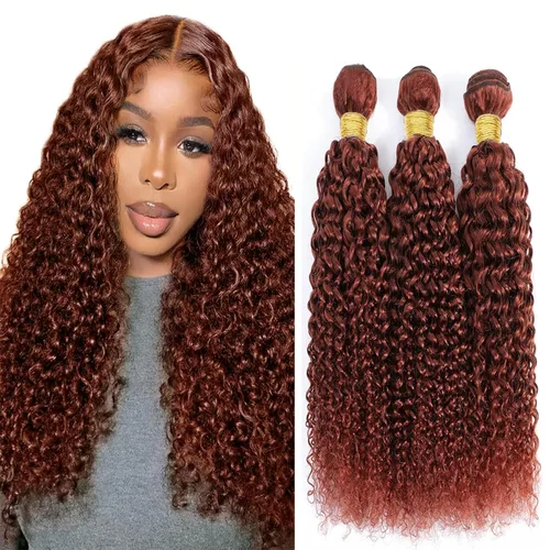 Vista 84 de Color 30 paquetes de cabello humano marrón onda del cuerpo paquetes 8 10 12 pulgadas brasileño virgen Remy extensiones de cabello humano doble trama