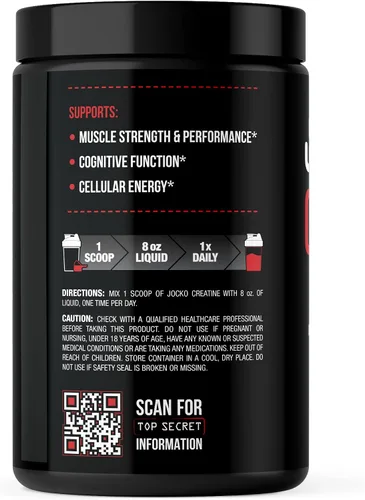 Vista 4 de Jocko Fuel Paquete – Polvo de proteína de vainilla Mölk + polvo de monohidrato de creatina para hombres y mujeres – Paquete para rendimiento