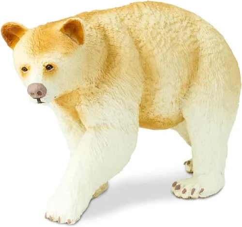 Vista 2 de Safari Ltd. Kermode - Figura detallada de oso espiritual de 4.5 pulgadas, juguete educativo para niños, niñas y niños a partir de 3 años