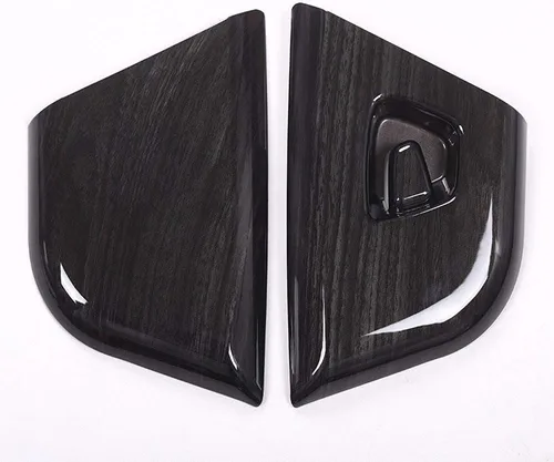 Vista 8 de YIWANG Cubierta de panel de decoración de consola central de automóvil de carbono ABS, 2 piezas para Land Rover Discovery Sport 2015-2017