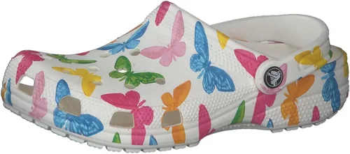 Vista 15 de Zuecos Crocs clásicos con diseño de teñido anudado marmoleado para mujer