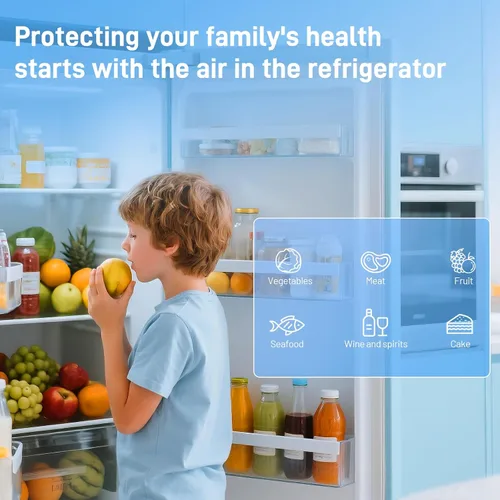 Vista 8 de Funmit - Filtro de aire para refrigerador, reemplazo compatible con Frigidaire PAULTRA Pure Air Ultra y Electrolux EAFCBF, reemplaza 242061001