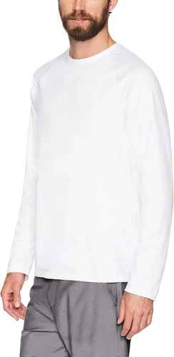 Vista 3 de Tienda Essentials Camiseta de natación de manga larga y secado rápido UPF 50 para hombre
