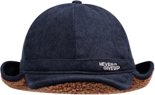 Vista 2 de CLAPE Sombrero de trampero ruso Ushanka, sombrero esquimal cálido piloto, sombreros, orejeras, gorra de béisbol, visera para papá, para esquí al