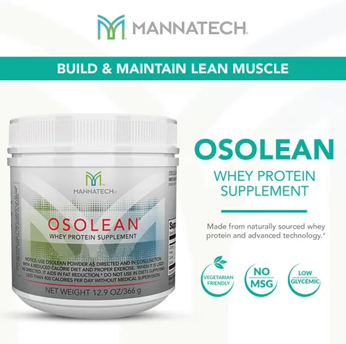 Vista 3 de Mannatech Proteína en polvo, OsoLean (bote) 12.9 oz