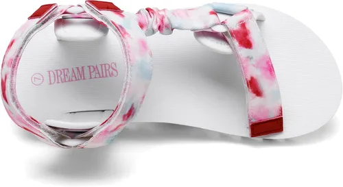 Vista 3 de DREAM PAIRS - Sandalias deportivas de senderismo para mujer, diseño cómodo y ligero de verano para caminar, usar en la playa, al aire libre