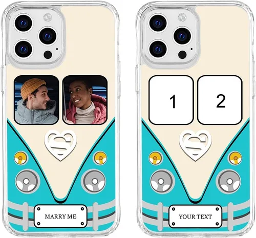 Vista 339 de Funda de teléfono personalizada para Apple iPhone 8 Plus iPhone 7 Plus, personalizada con foto, imagen, texto, imagen, diseño de imagen
