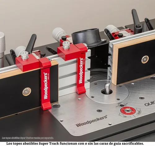 Vista 6 de Woodpeckers SF-PRO - Valla universal de mesa de enrutador de 36 pulgadas, fabricada en Estados Unidos, microajuste de 3 vías, se adapta a la mayoría