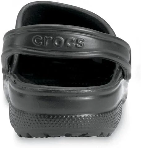 Vista 6 de Crocs - Zuecos unisex, color negro, talla 10 de EE. UU. para hombre