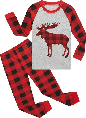 Vista 106 de Demifill Conjunto de pijamas de Halloween para niños y niñas, pijamas de Navidad, ropa de dormir para niños y niñas