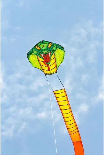 Vista 6 de HQ Kites and Designs Emerald Cobra Kite Active Play para edades de 5 a 12 años