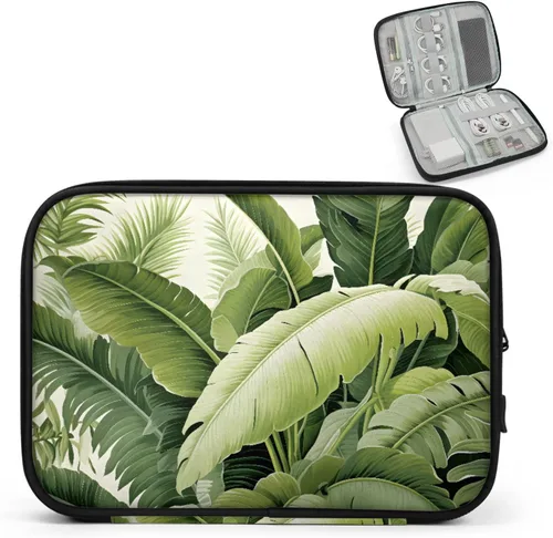 Vista 13 de Autumn Leaves Fall Electronics Travel Organizer Case, Tech Accessories Cable Storage Bag for Cords, Charger, Phone, Hard Drive
