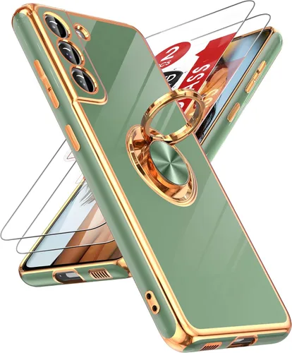 Vista 116 de LeYi Funda para iPhone XR: con Protector de Pantalla de Vidrio Templado [Paquete de 2] Soporte de Anillo Giratorio de 360°, Soporte Magnético