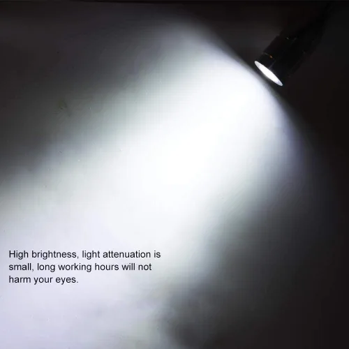 Vista 6 de CHICIRIS Luz LED para máquina de coser, lámpara de escritorio flexible de 3 W con base magnética, luz de trabajo ocular multiusos para manualidades