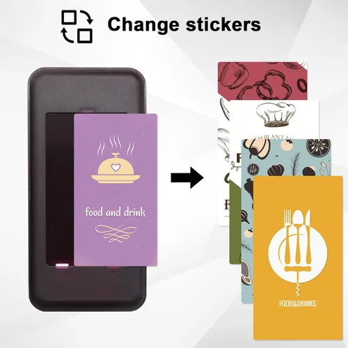 Vista 6 de Daytech Paquete de 10 sistemas inalámbricos de localización – Zumbador de distanciamiento social y dispositivo de llamadas de invitados