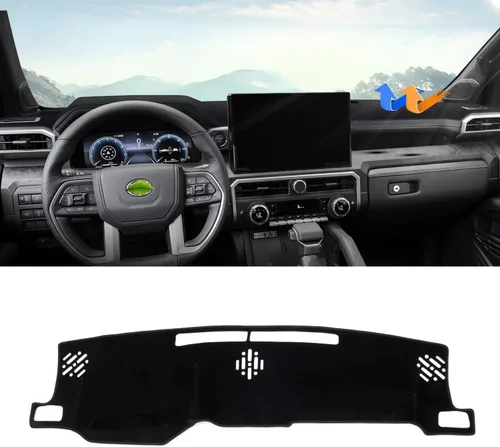 Vista 34 de Autorder Alfombrilla de cubierta de tablero para Toyota 4Runner 2003 2004 2005 2006 2007 2008 2009 Accesorios Cubierta de tablero de terciopelo