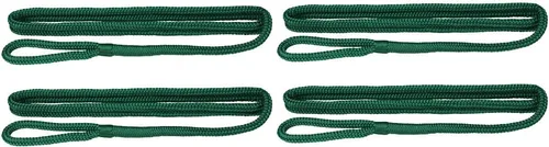 Vista 15 de Extreme Max 3006.2168 BoatTector Premium Línea de Guardabarros de Nailon de Doble Trenza Paquete de Valor de 2 - 3/8" x 6', Negro