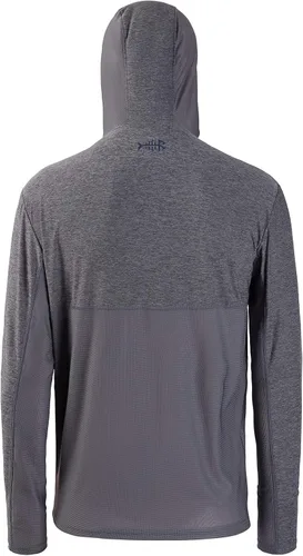 Vista 3 de BASSDASH UPF 50+ - Sudadera con capucha para hombre, protección solar UV, manga larga, rendimiento